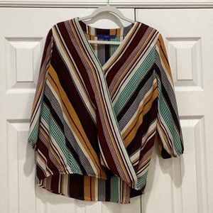 Split sleeve blouse